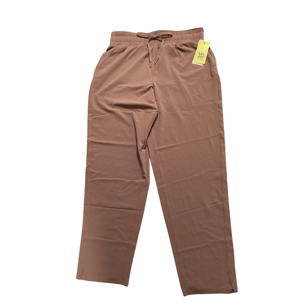 All in‎ Motion Plum Purple Woven Tapered Athletic Pants Womens Size S